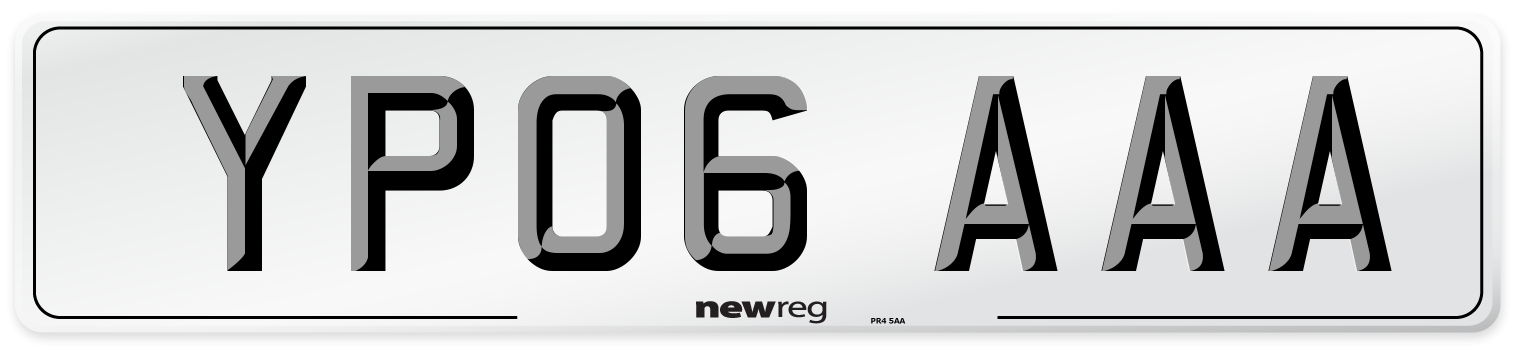 YP06 AAA Number Plate from New Reg